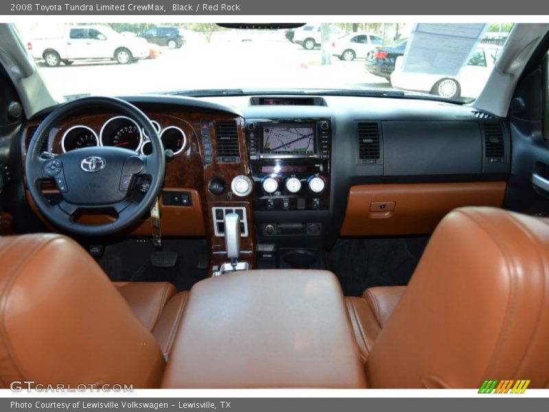 Black / Red Rock 2008 Toyota Tundra Limited CrewMax