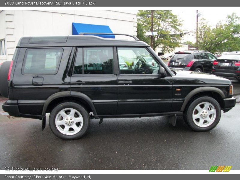 Java Black / Black 2003 Land Rover Discovery HSE