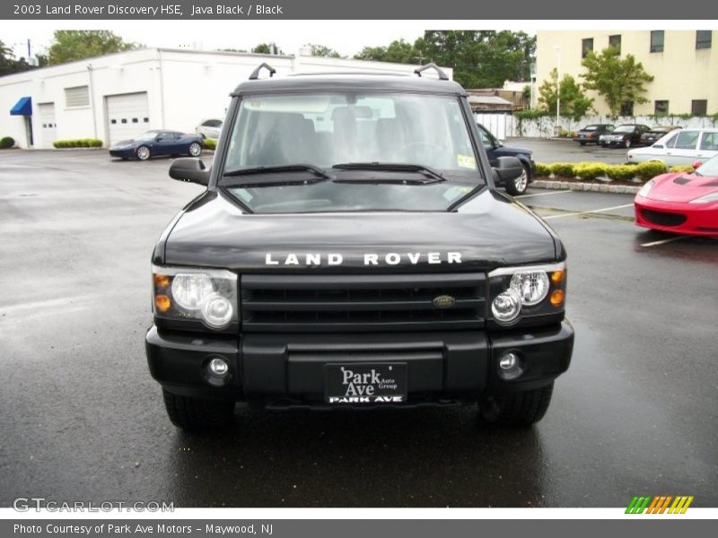 Java Black / Black 2003 Land Rover Discovery HSE