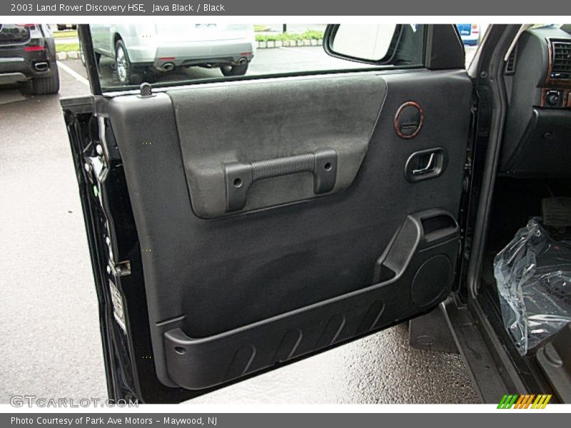 Java Black / Black 2003 Land Rover Discovery HSE