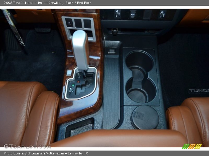 Black / Red Rock 2008 Toyota Tundra Limited CrewMax