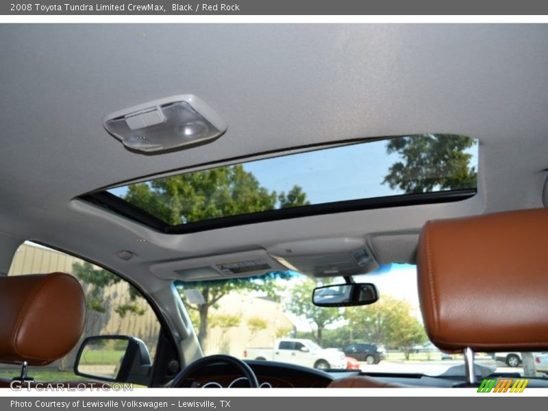 Black / Red Rock 2008 Toyota Tundra Limited CrewMax