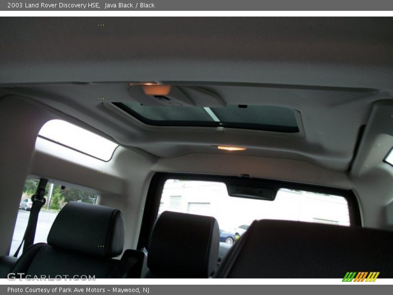 Java Black / Black 2003 Land Rover Discovery HSE