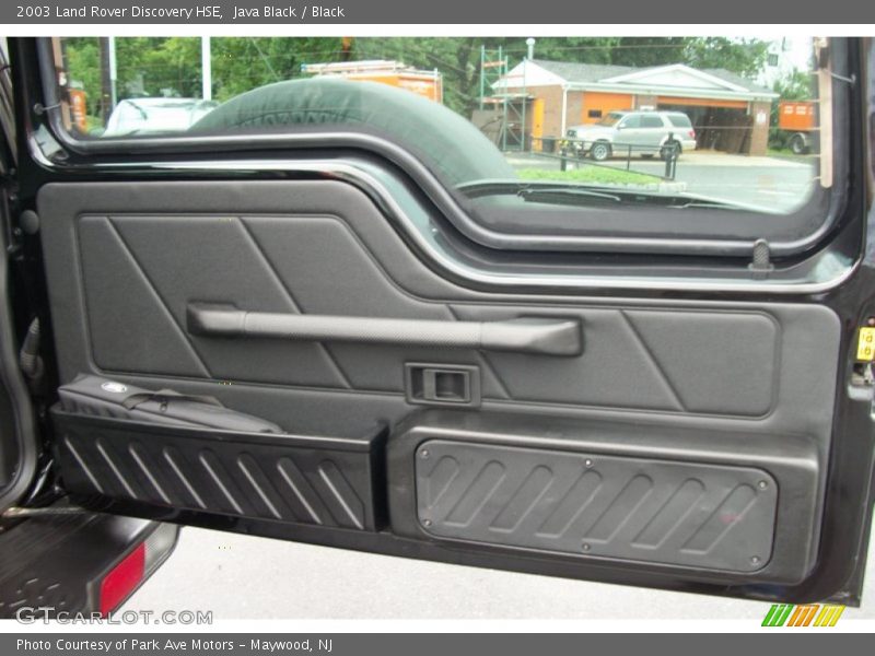 Java Black / Black 2003 Land Rover Discovery HSE