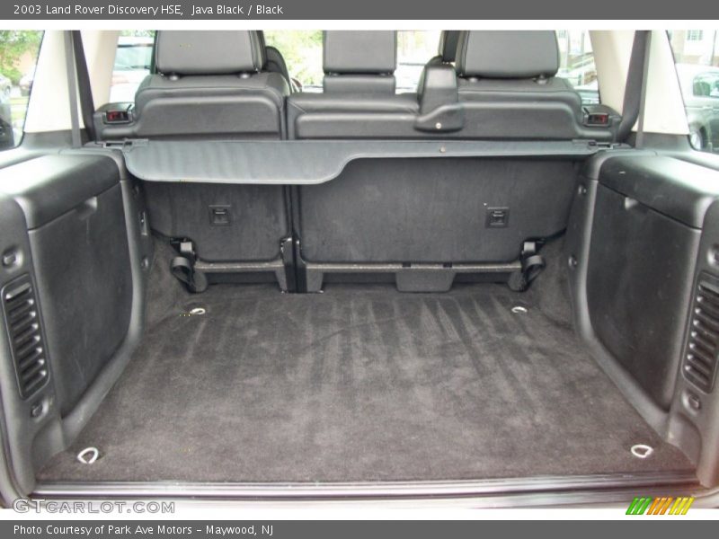 Java Black / Black 2003 Land Rover Discovery HSE