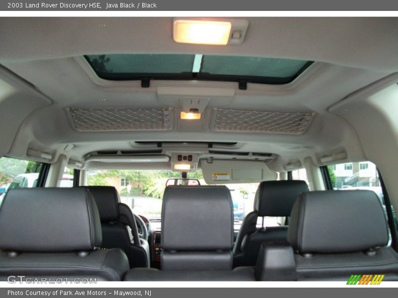Java Black / Black 2003 Land Rover Discovery HSE