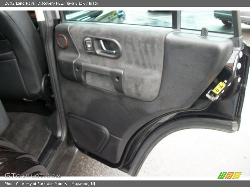 Java Black / Black 2003 Land Rover Discovery HSE