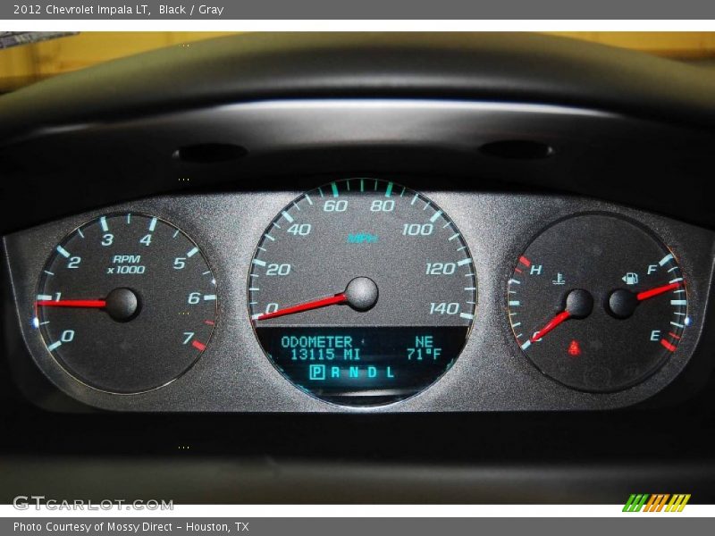 Black / Gray 2012 Chevrolet Impala LT