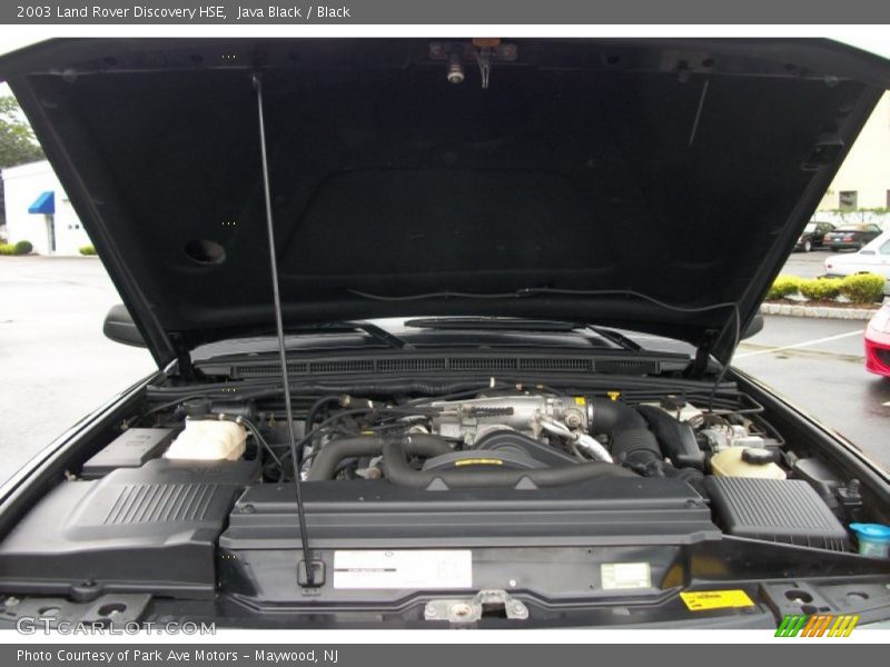 Java Black / Black 2003 Land Rover Discovery HSE