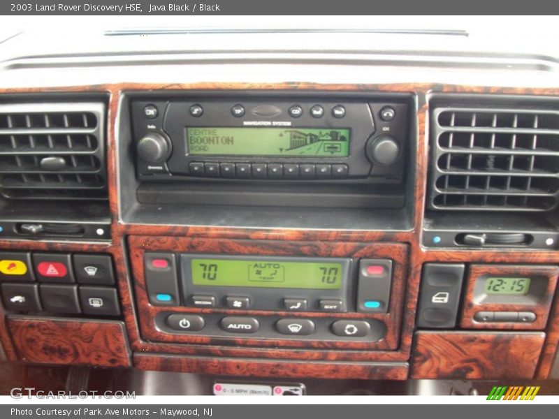 Controls of 2003 Discovery HSE