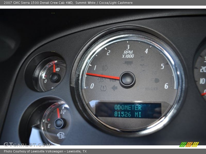 Summit White / Cocoa/Light Cashmere 2007 GMC Sierra 1500 Denali Crew Cab 4WD