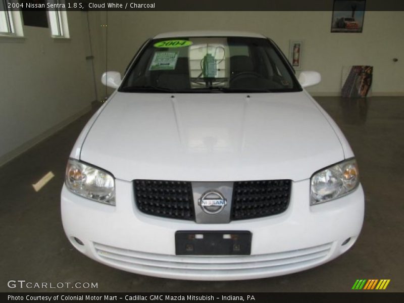 Cloud White / Charcoal 2004 Nissan Sentra 1.8 S