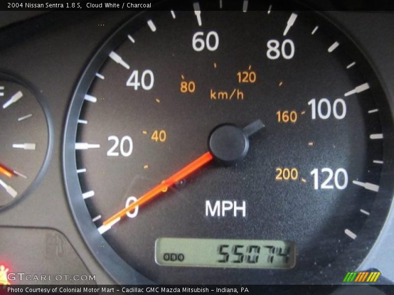 Cloud White / Charcoal 2004 Nissan Sentra 1.8 S