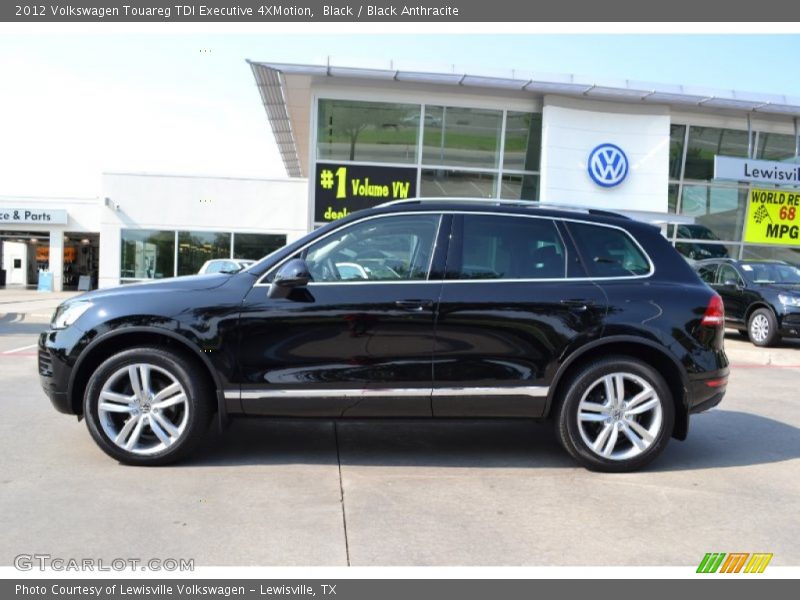 Black / Black Anthracite 2012 Volkswagen Touareg TDI Executive 4XMotion