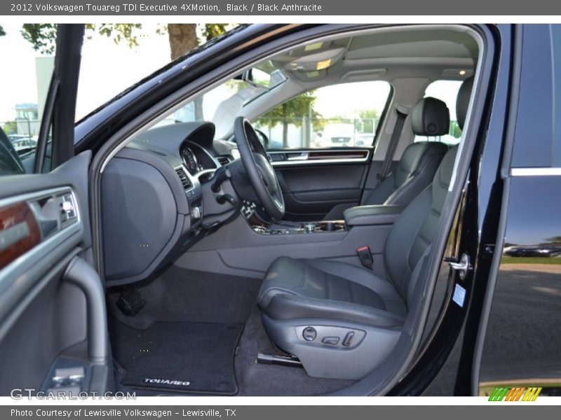 Black / Black Anthracite 2012 Volkswagen Touareg TDI Executive 4XMotion