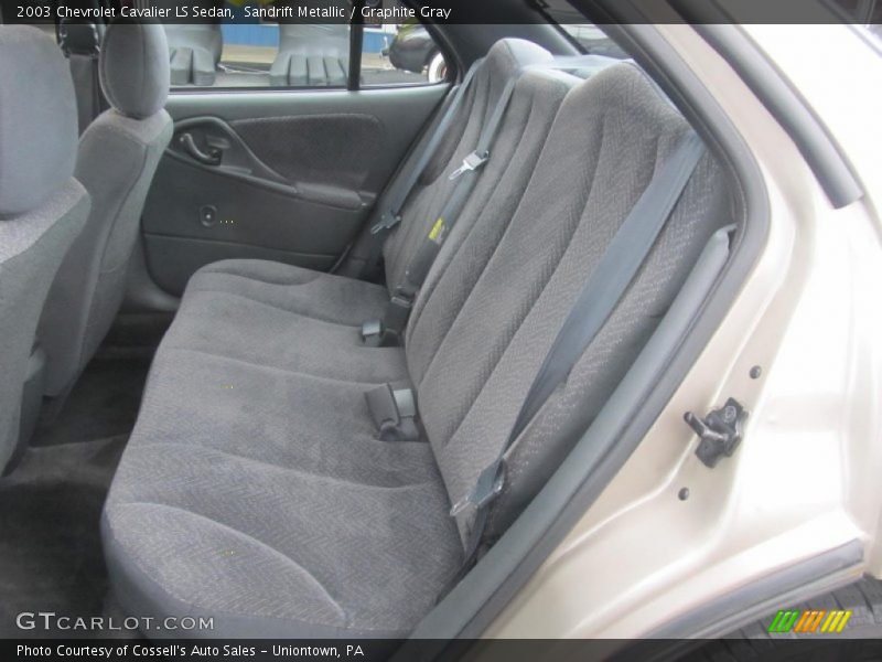 Sandrift Metallic / Graphite Gray 2003 Chevrolet Cavalier LS Sedan