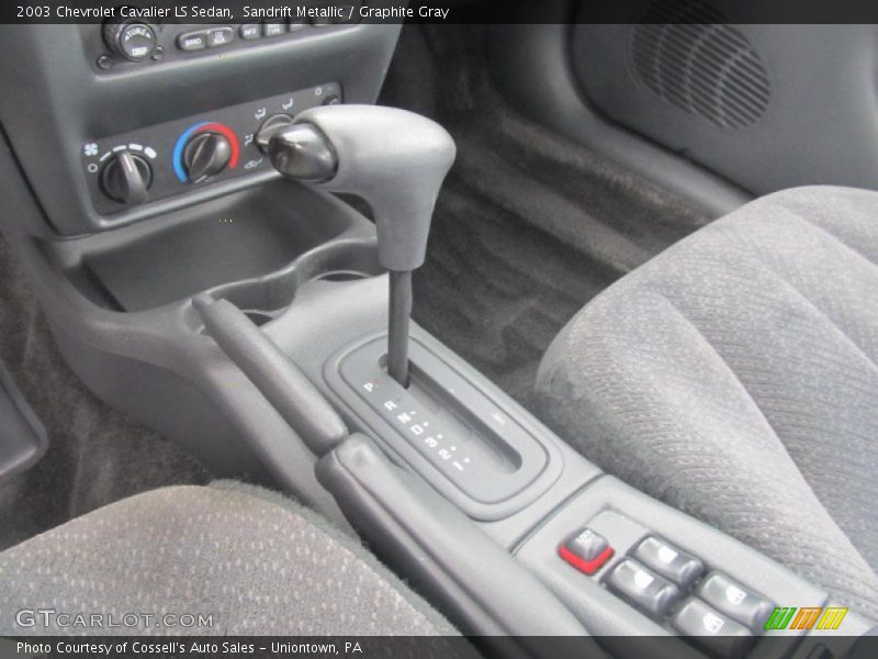 Sandrift Metallic / Graphite Gray 2003 Chevrolet Cavalier LS Sedan