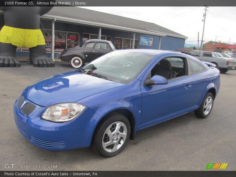 Nitrous Blue Metallic / Ebony 2008 Pontiac G5