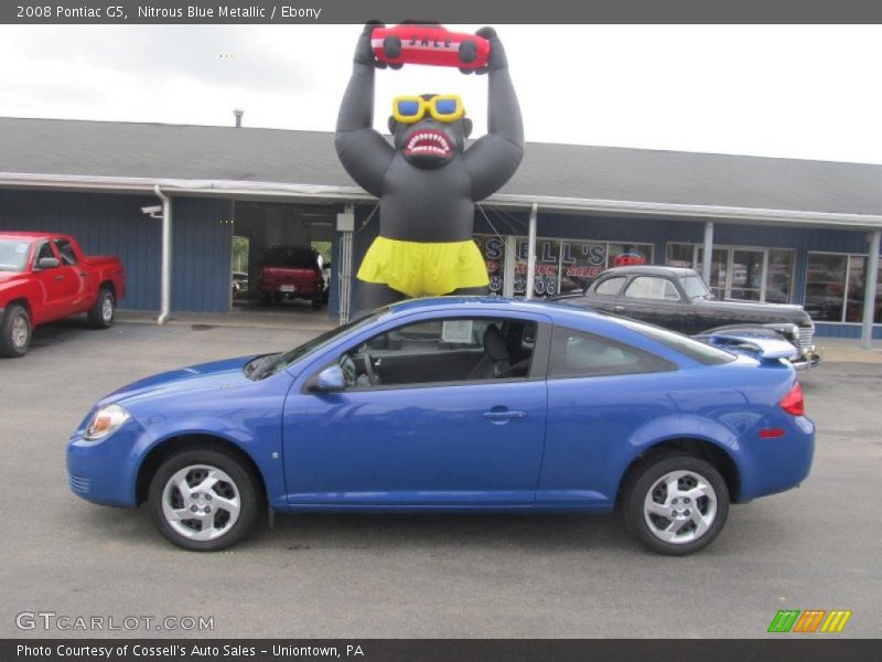 Nitrous Blue Metallic / Ebony 2008 Pontiac G5