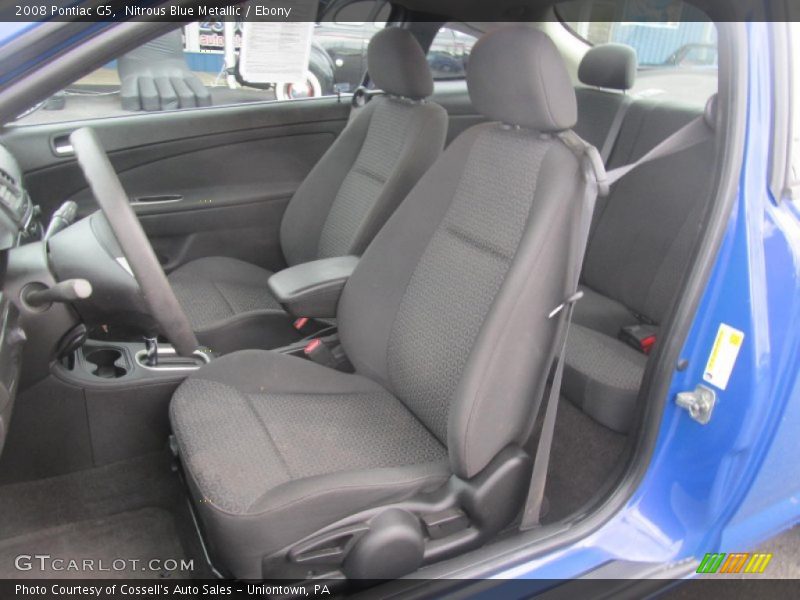 Nitrous Blue Metallic / Ebony 2008 Pontiac G5