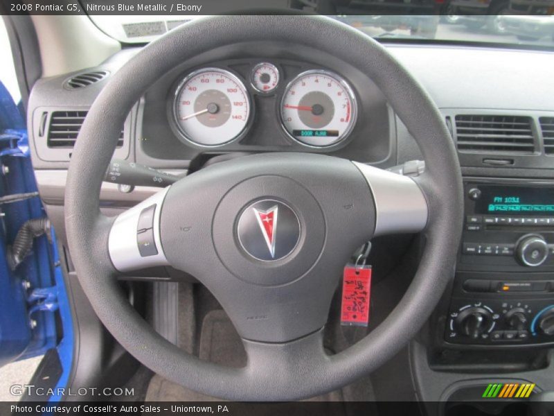 Nitrous Blue Metallic / Ebony 2008 Pontiac G5