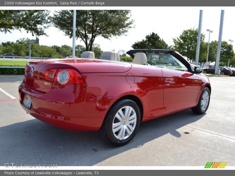 Salsa Red / Cornsilk Beige 2009 Volkswagen Eos Komfort