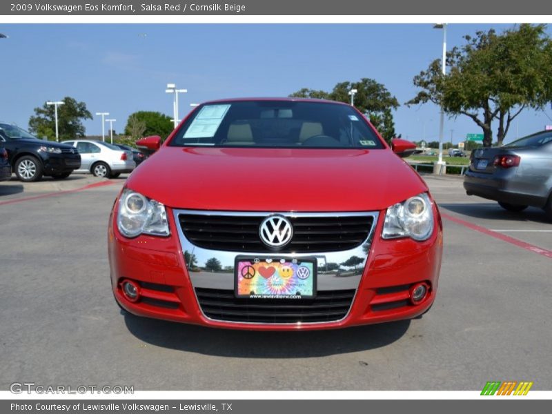 Salsa Red / Cornsilk Beige 2009 Volkswagen Eos Komfort