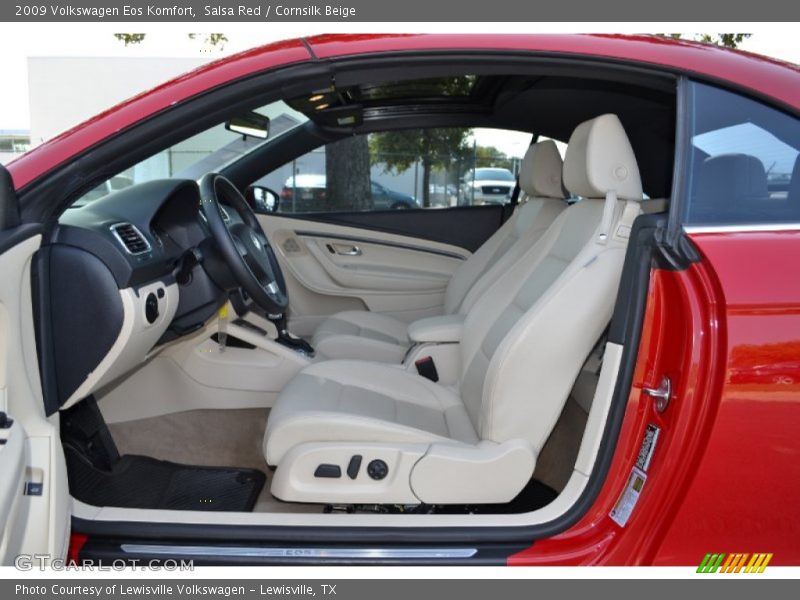Salsa Red / Cornsilk Beige 2009 Volkswagen Eos Komfort