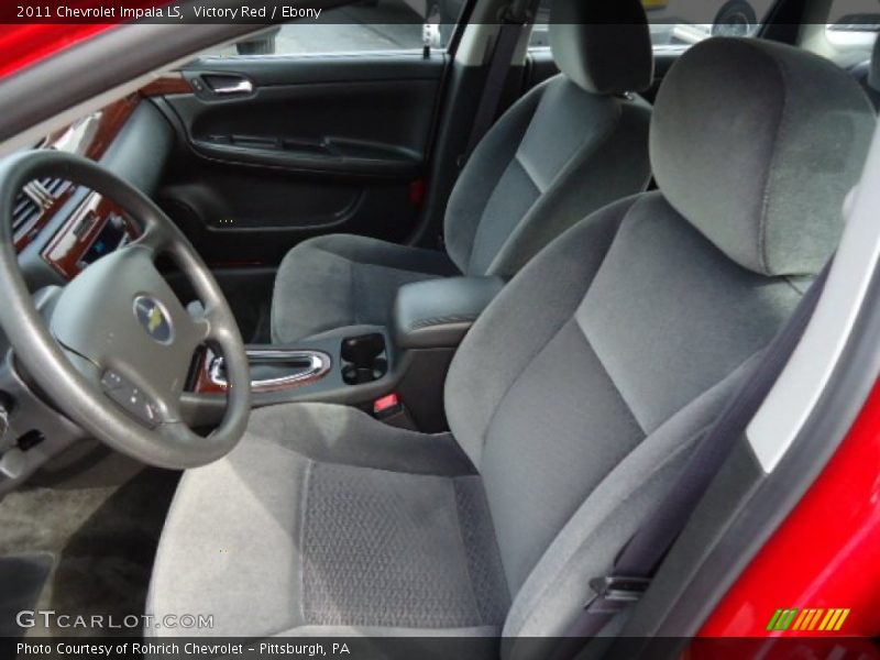 Victory Red / Ebony 2011 Chevrolet Impala LS