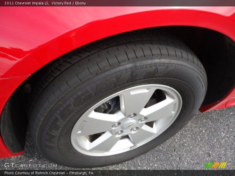 Victory Red / Ebony 2011 Chevrolet Impala LS
