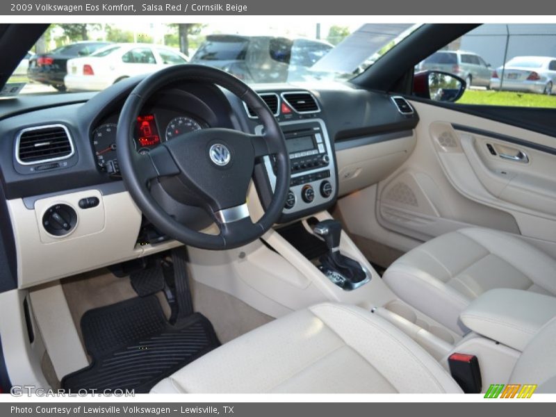 Salsa Red / Cornsilk Beige 2009 Volkswagen Eos Komfort