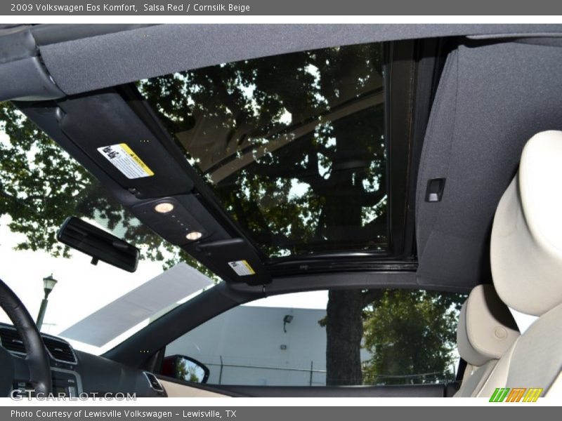 Salsa Red / Cornsilk Beige 2009 Volkswagen Eos Komfort