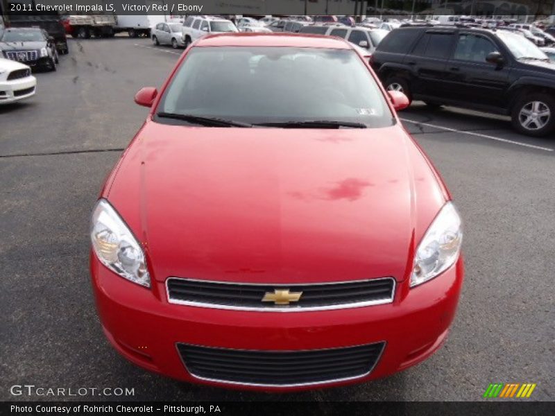 Victory Red / Ebony 2011 Chevrolet Impala LS