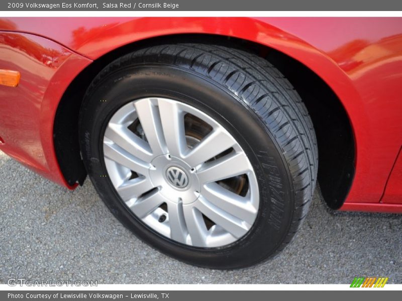 Salsa Red / Cornsilk Beige 2009 Volkswagen Eos Komfort