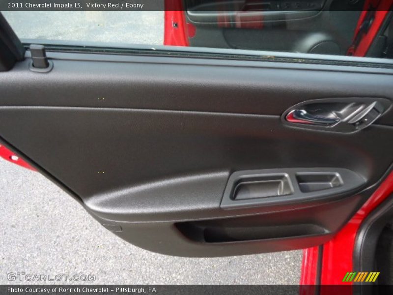 Victory Red / Ebony 2011 Chevrolet Impala LS