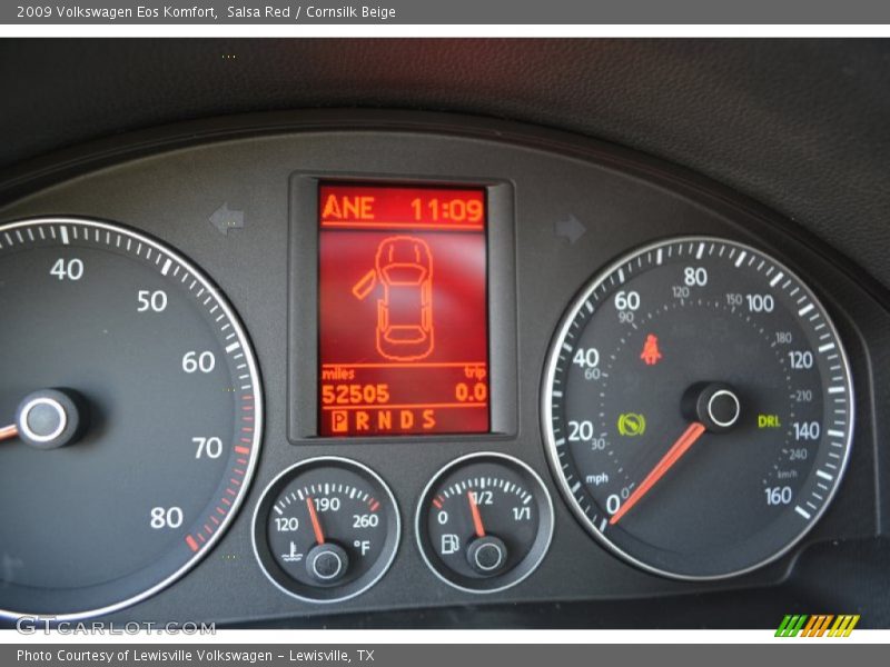 Salsa Red / Cornsilk Beige 2009 Volkswagen Eos Komfort