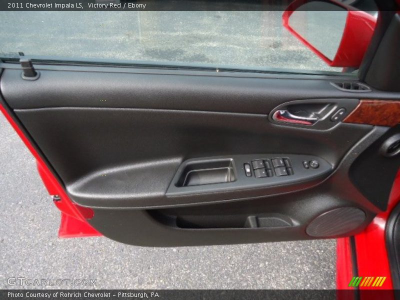 Victory Red / Ebony 2011 Chevrolet Impala LS