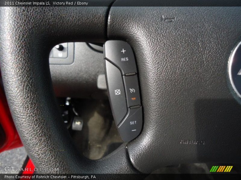 Victory Red / Ebony 2011 Chevrolet Impala LS