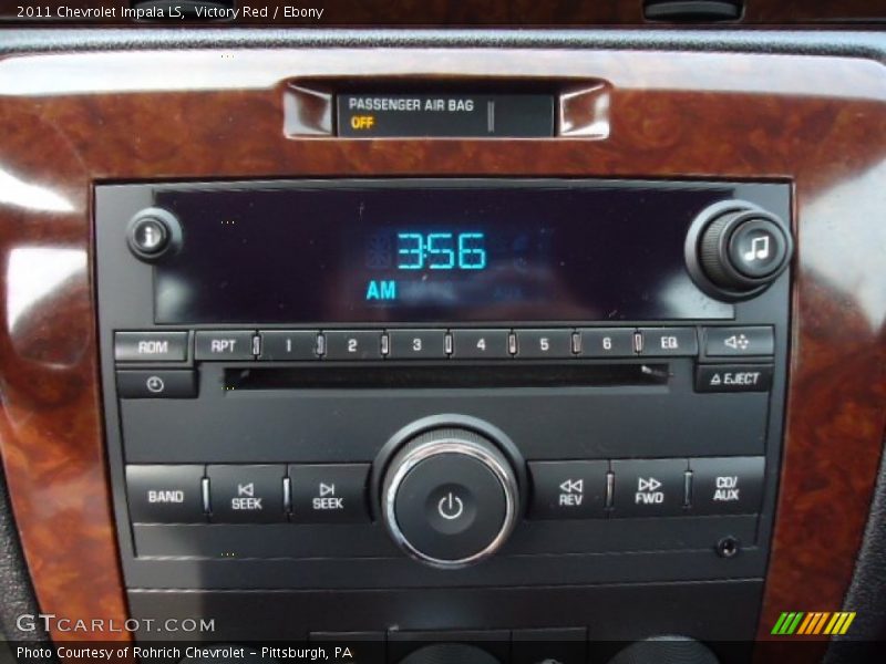 Victory Red / Ebony 2011 Chevrolet Impala LS