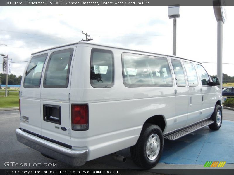 Oxford White / Medium Flint 2012 Ford E Series Van E350 XLT Extended Passenger