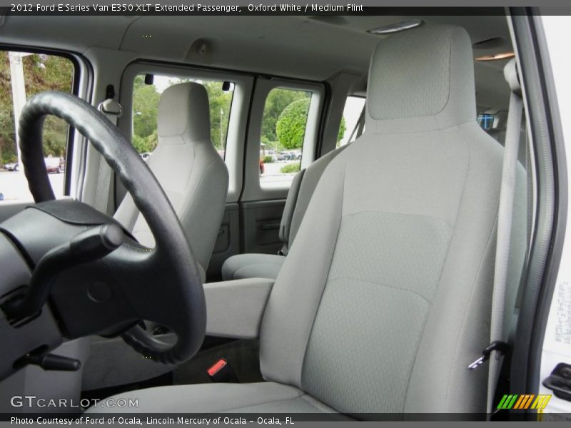 Oxford White / Medium Flint 2012 Ford E Series Van E350 XLT Extended Passenger