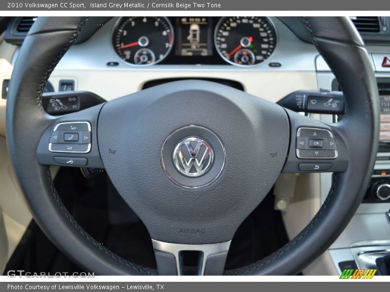 Island Grey Metallic / Cornsilk Beige Two Tone 2010 Volkswagen CC Sport