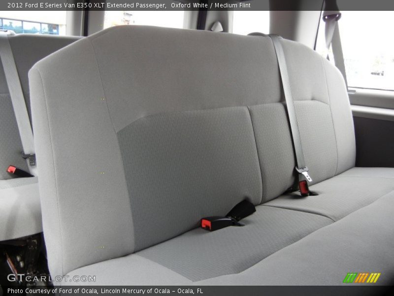 Rear Seat of 2012 E Series Van E350 XLT Extended Passenger