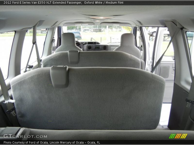 Oxford White / Medium Flint 2012 Ford E Series Van E350 XLT Extended Passenger