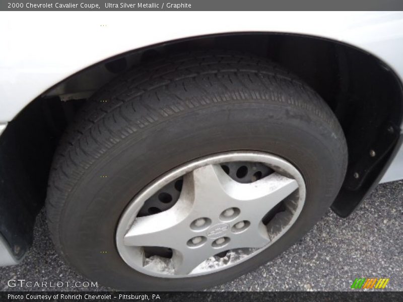 Ultra Silver Metallic / Graphite 2000 Chevrolet Cavalier Coupe