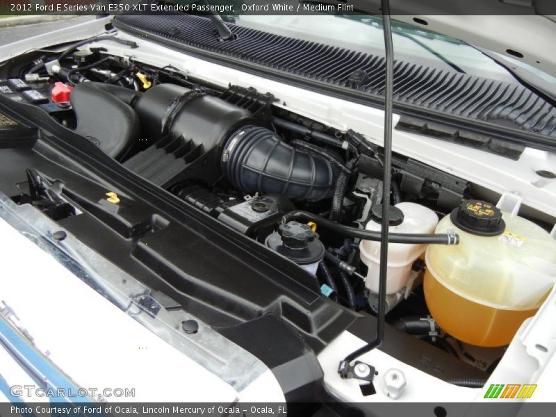 Oxford White / Medium Flint 2012 Ford E Series Van E350 XLT Extended Passenger