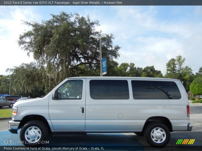 Ingot Silver Metallic / Medium Flint 2012 Ford E Series Van E350 XLT Passenger
