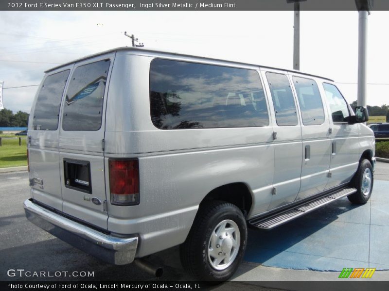 Ingot Silver Metallic / Medium Flint 2012 Ford E Series Van E350 XLT Passenger