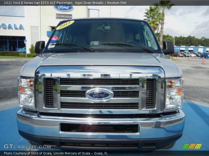 Ingot Silver Metallic / Medium Flint 2012 Ford E Series Van E350 XLT Passenger