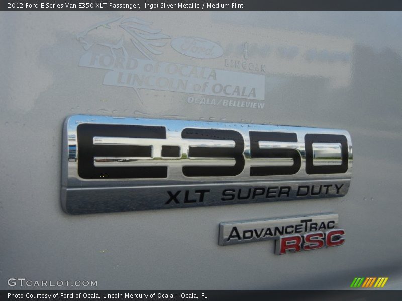 Ingot Silver Metallic / Medium Flint 2012 Ford E Series Van E350 XLT Passenger